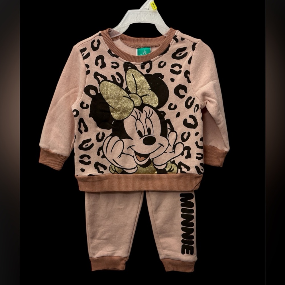 Disney Baby Pink and Gold Outfit